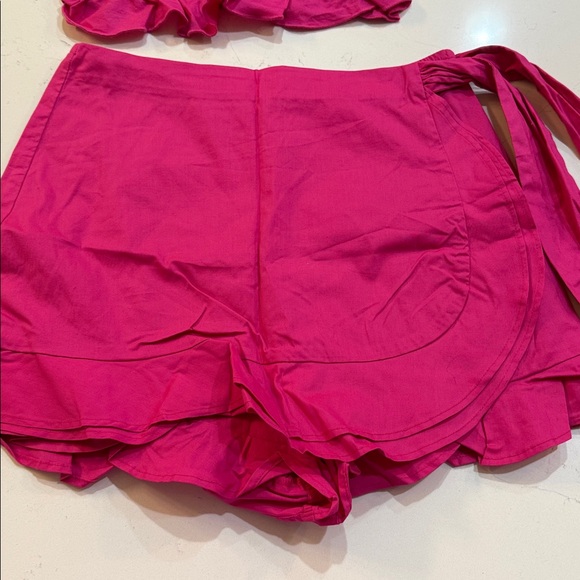 Show Me Your MuMu Fuchsia Ruffled set - Picture 2 of 7